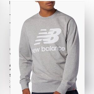 New Balance Heather Gray Crewneck Sweater